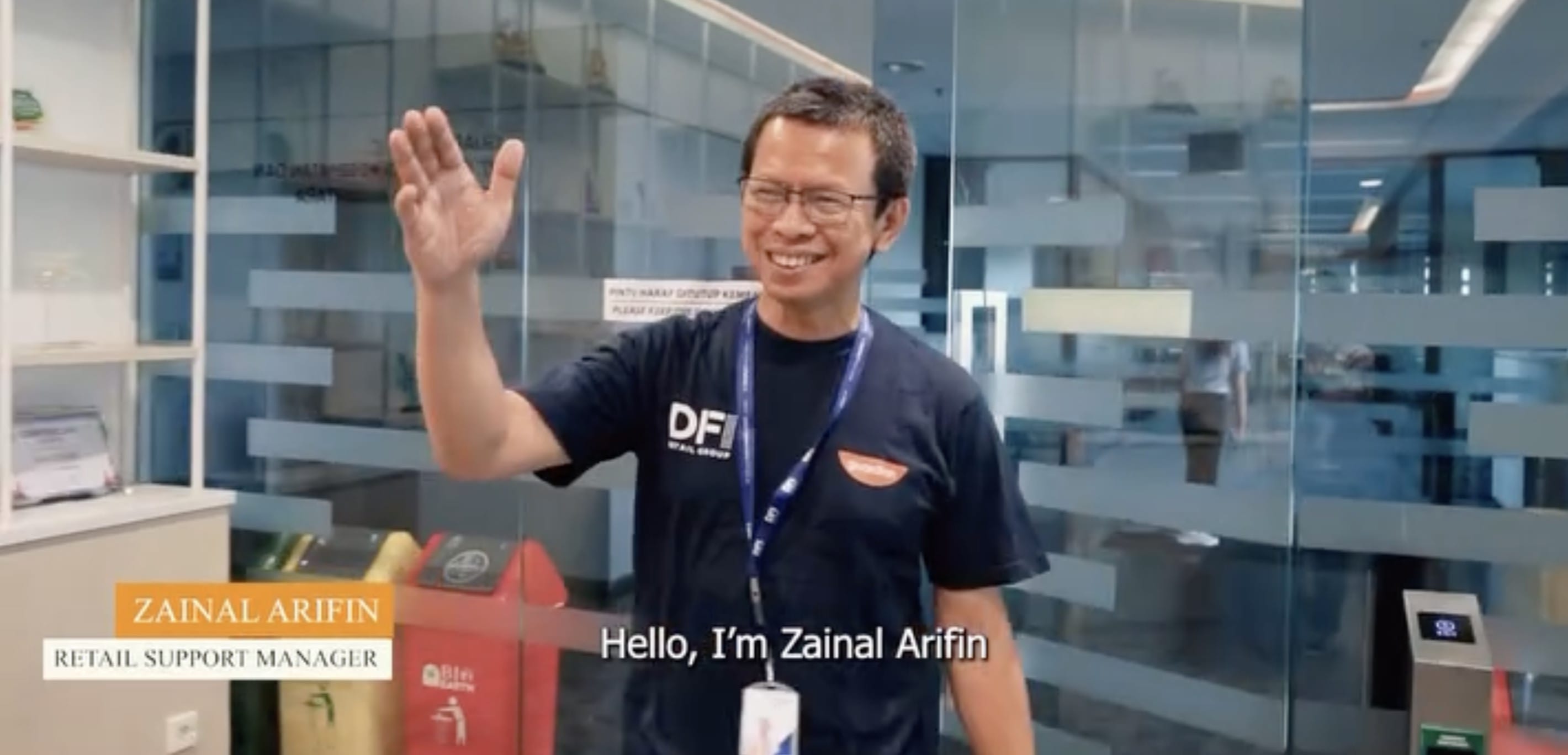 Zainal Arifin, our Retail Support Manager at Guardian
