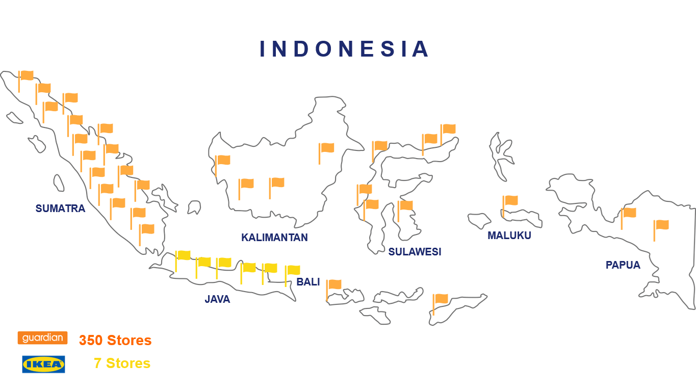 DFI Nusantara Outlet Map